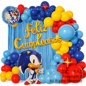 SET DE GLOBOS ARCO XL SONIC XSR 59 UNIDADES